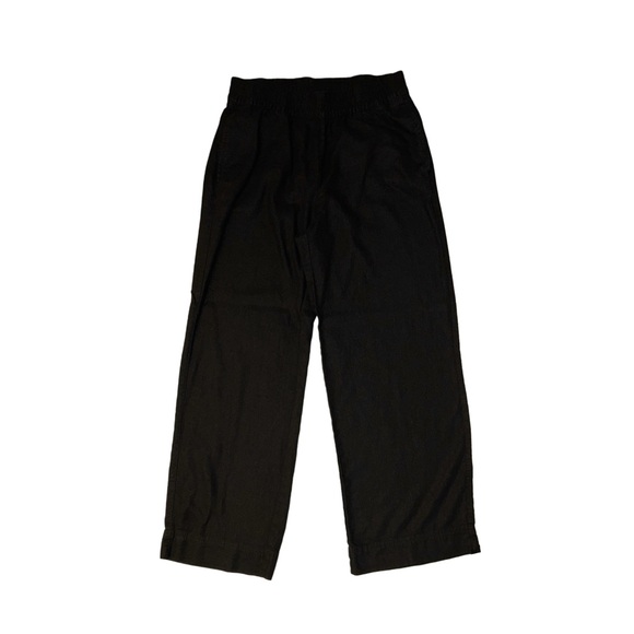 OLD NAVY Women's Black High Waisted Wide Leg Linen Pants - Picture 1 of 4